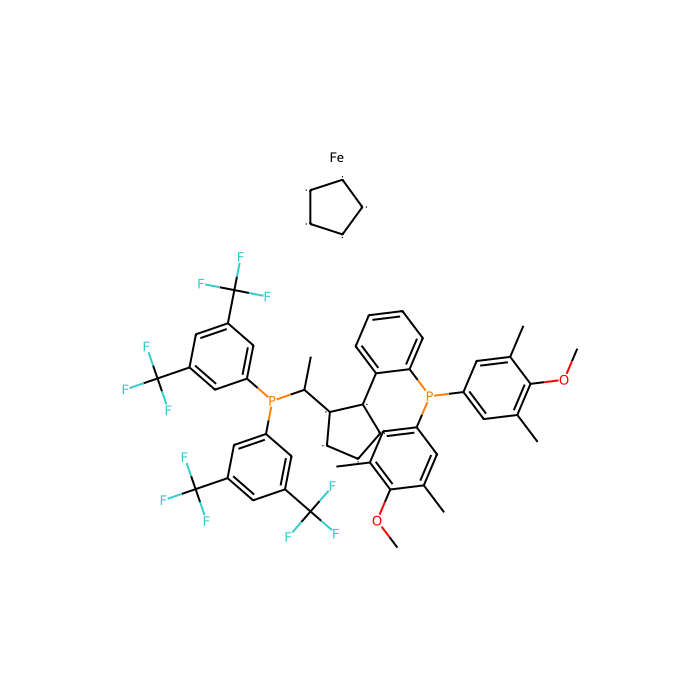 (R)-(+)-1-{(R)-2-[2'-Bis(3,5-dimethyl-4-methoxyphenyl)phosphinophenyl]ferrocenyl}ethylbis(di-3,5-trifluoromethylphenyl)phosphine - ≥97% CAS No(494227-30-4) by Aladdin Scientific