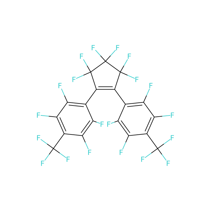 1,2-Bis[2,3,5,6-tetrafluoro-4-(trifluoromethyl)phenyl]-3,3,4,4,5,5-hexafluoro-1-cyclopentene - ≥95% CAS No(1821062-80-9) by Aladdin Scientific