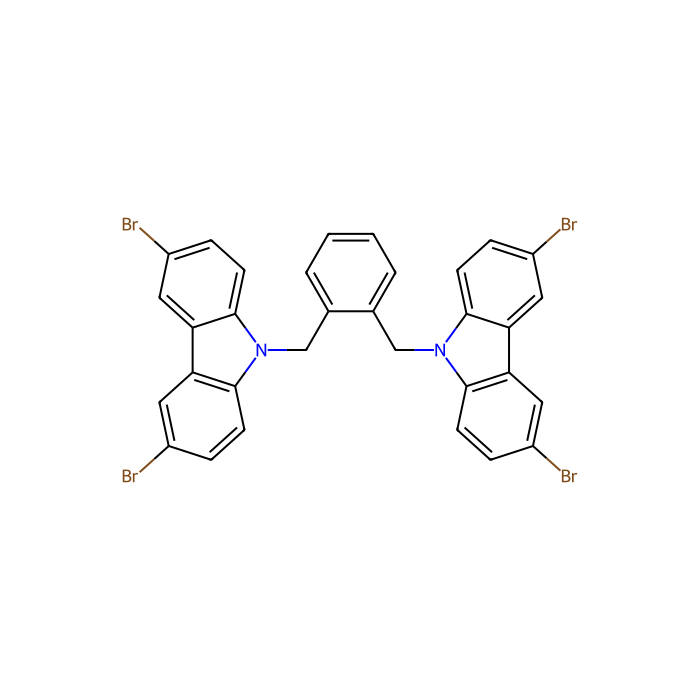 1,2-Bis[(3,6-dibromo-9H-carbazol-9-yl)methyl]benzene - ≥98% CAS No(222166-46-3) by Aladdin Scientific