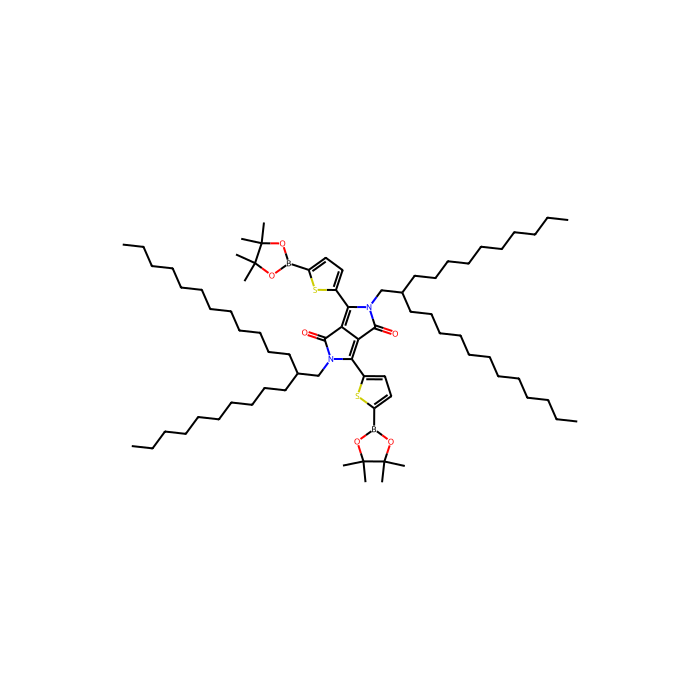 2,5-Bis(2-decyltetradecyl)-3,6-bis[5-(4,4,5,5-tetramethyl-1,3,2-dioxaborolan-2-yl)thiophen-2-yl]pyrrolo[3,4-c]pyrrole-1,4(2H,5H)-dione - ≥95%(HPLC) CAS No(1412448-63-5) by Aladdin Scientific
