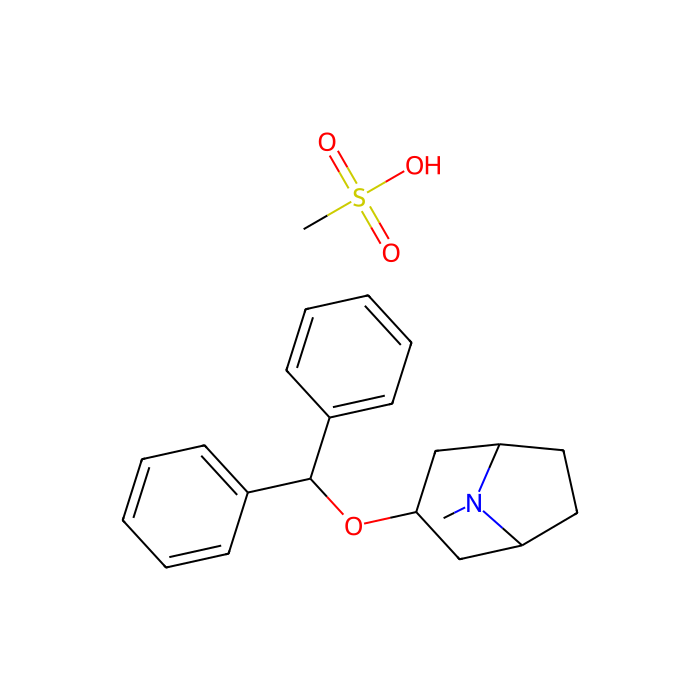 Benztropine mesylate - 10mM in DMSO CAS No(132-17-2) by Aladdin Scientific