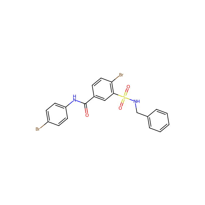 4-Bromo-N-(4-bromophenyl)-3-[[(phenylmethyl)amino]sulfonyl]benzamide - 10mM in DMSO CAS No(312756-74-4) by Aladdin Scientific