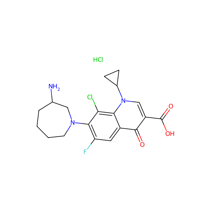 Besifloxacin HCl - 2mM in Water CAS No(405165-61-9) by Aladdin Scientific