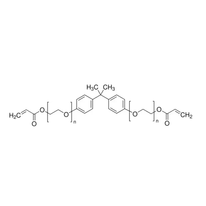 Bisphenol A ethoxylate diacrylate - average Mn ~468, EO/phenol 1.5, contains MEHQ as inhibitor CAS No(64401-02-1) by Aladdin Scientific