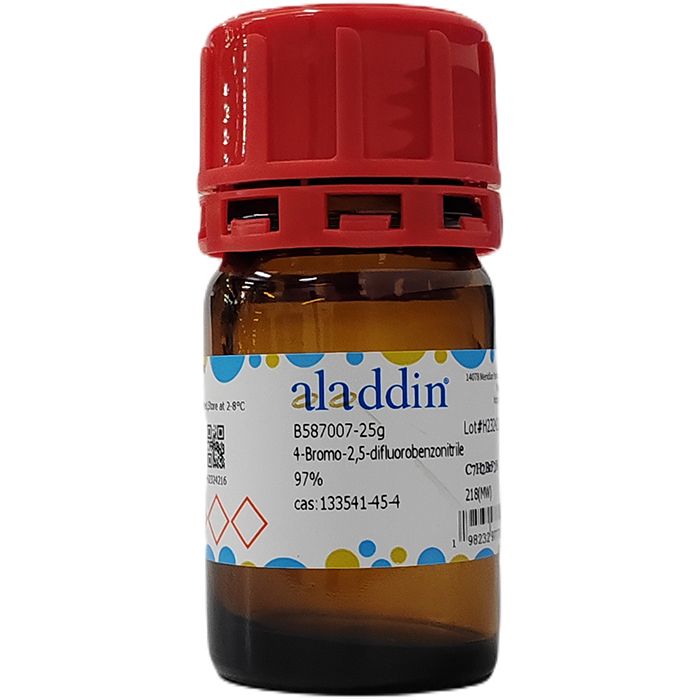 4-Bromo-2,5-difluorobenzonitrile - ≥97% CAS No(133541-45-4) by Aladdin Scientific