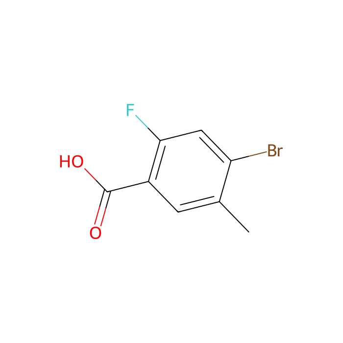 4-Bromo-2-fluoro-5-methylbenzoic acid - ≥98% CAS No(415965-24-1) by Aladdin Scientific