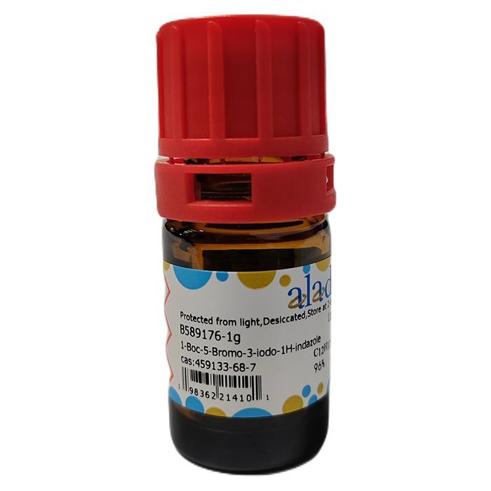 1-Boc-5-Bromo-3-iodo-1H-indazole - ≥96% CAS No(459133-68-7) by Aladdin Scientific