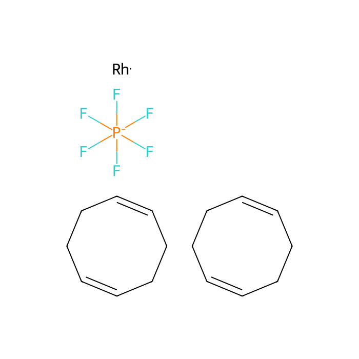 Bis(cycloocta-1,5-diene)rhodium(I) hexafluorophosphate - ≥98% CAS No(62793-31-1) by Aladdin Scientific