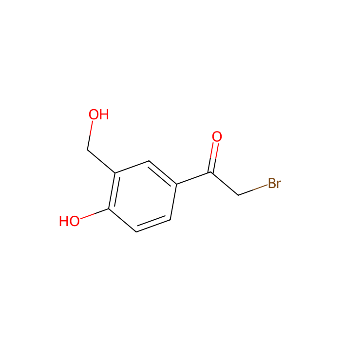 2-Bromo-1-[4-hydroxy-3-(hydroxymethyl) phenyl]ethan-1-one - ≥98% CAS No(62932-94-9) by Aladdin Scientific