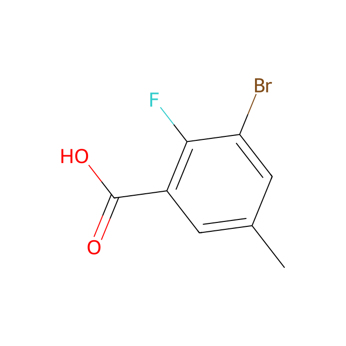 3-Bromo-2-fluoro-5-methylbenzoic acid - ≥95% CAS No(72518-16-2) by Aladdin Scientific