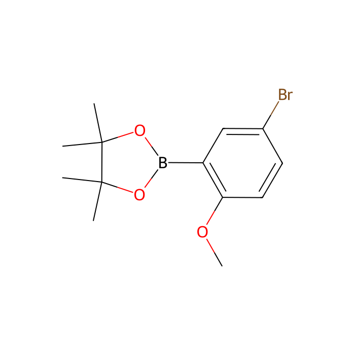 2-(5-Bromo-2-methoxyphenyl)-4,4,5,5-tetramethyl-1,3,2-dioxaborolane - ≥98% CAS No(868629-78-1) by Aladdin Scientific