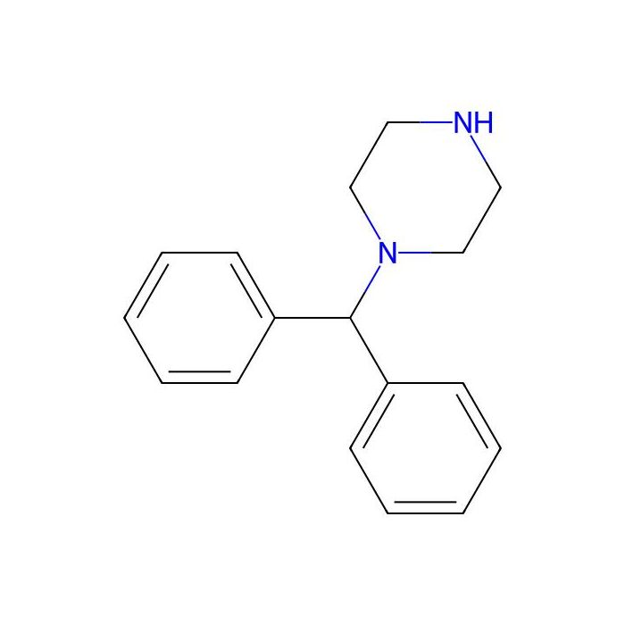 1-Benzhydrylpiperazine - 10mM in DMSO CAS No(841-77-0) by Aladdin Scientific