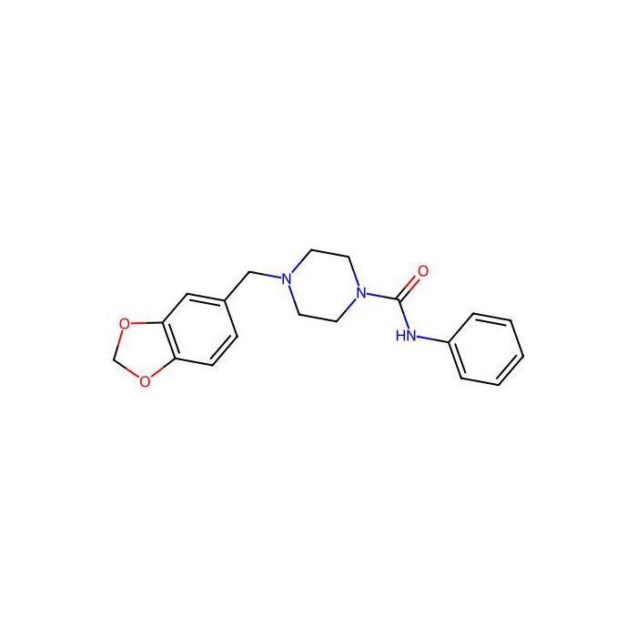 4-(1,3-benzodioxol-5-ylmethyl)-N-phenylpiperazine-1-carboxamide -  CAS No(B668384) by Aladdin Scientific