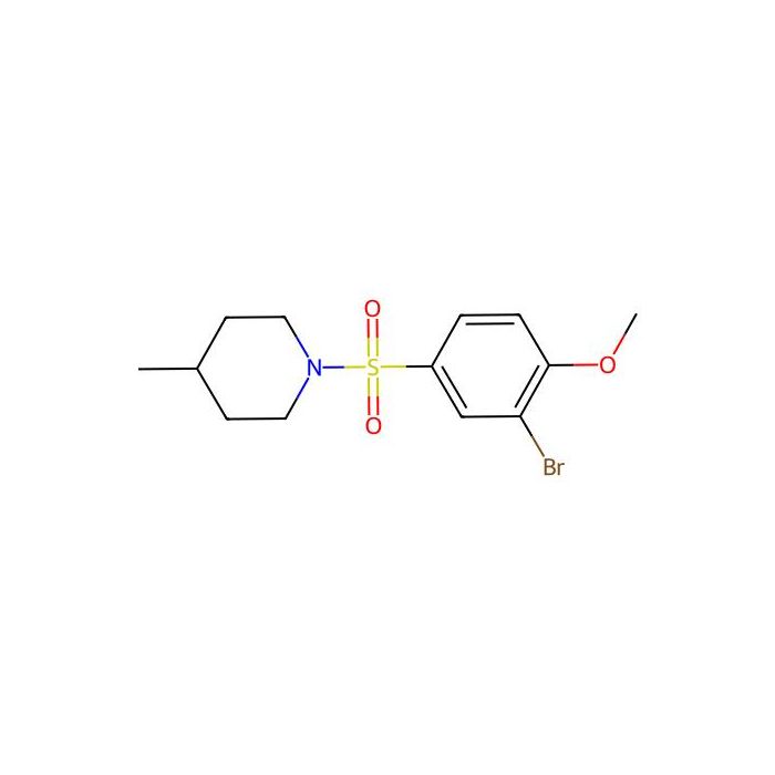 1-((3-Bromo-4-methoxyphenyl)sulfonyl)-4-methylpiperidine -  CAS No(443668-51-7) by Aladdin Scientific