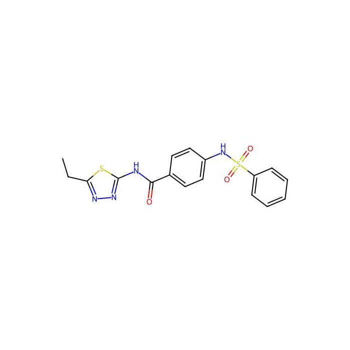 4-(benzenesulfonamido)-N-(5-ethyl-1,3,4-thiadiazol-2-yl)benzamide -  CAS No(B668677) by Aladdin Scientific