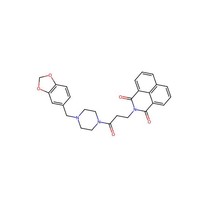 2-[3-(4-Benzo[1,3]dioxol-5-ylmethyl-piperazin-1-yl)-3-oxo-propyl]-benzo[de]isoquinoline-1,3-dione -  CAS No(326907-77-1) by Aladdin Scientific