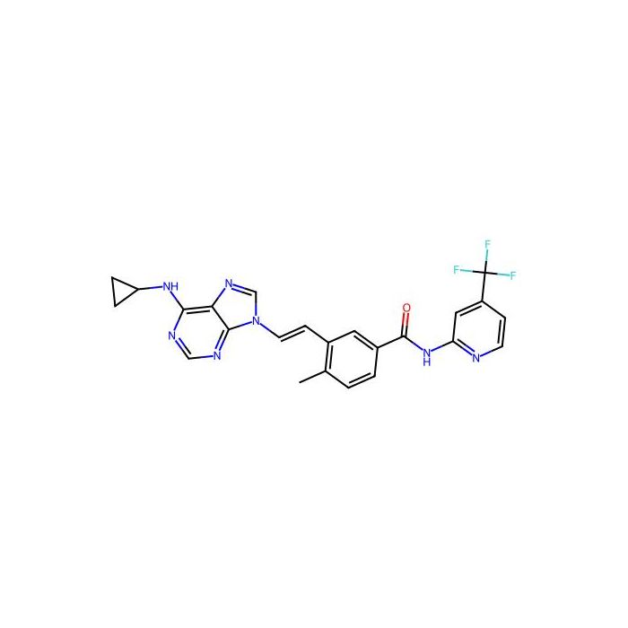Benzamide, 3-((1E)-2-(6-(cyclopropylamino)-9H-purin-9-yl)ethenyl)-4-methyl-N-(4-(trifluoromethyl)-2-pyridinyl)- -  CAS No(926922-22-7) by Aladdin Scientific