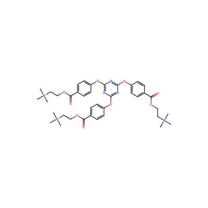 2-[4-[[4,6-Bis[4-[2-(trimethylazaniumyl)ethoxycarbonyl]phenoxy]-1,3,5-triazin-2-yl]oxy]benzoyl]oxyethyl-trimethylazanium -  CAS No(B669282) by Aladdin Scientific