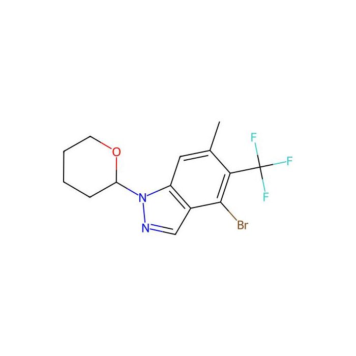 4-bromo-6-methyl-1-tetrahydropyran-2-yl-5-(trifluoromethyl)indazole - ≥97% CAS No(2326524-90-5) by Aladdin Scientific