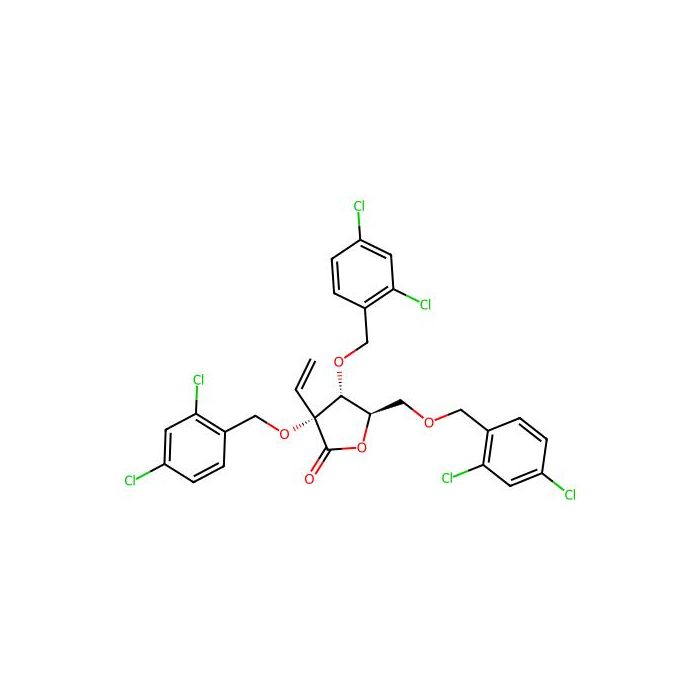 (3R,4R,5R)-3,4-bis[(2,4-dichlorophenyl)methoxy]-5-[(2,4-dichlorophenyl)methoxymethyl]-3-vinyl-tetrahydrofuran-2-one - ≥97% CAS No(2940860-88-6) by Aladdin Scientific