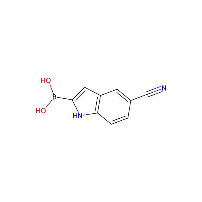 (5-cyano-1H-indol-2-yl)boronic acid - ≥97% CAS No(871329-64-5) by Aladdin Scientific