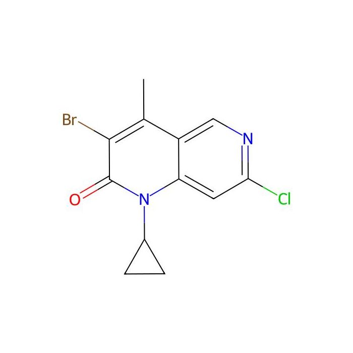 3-bromo-7-chloro-1-cyclopropyl-4-methyl-1,6-naphthyridin-2-one - ≥97% CAS No(2831908-81-5) by Aladdin Scientific