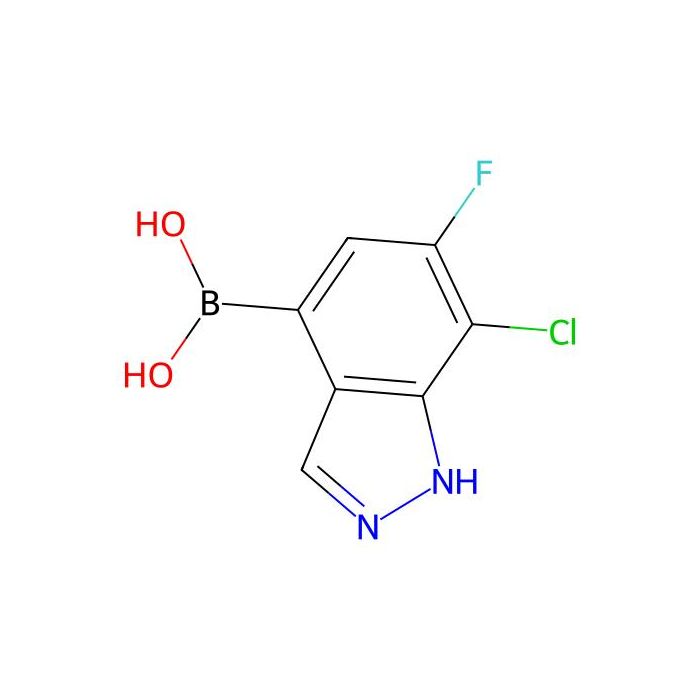 (7-chloro-6-fluoro-1H-indazol-4-yl)boronic acid - ≥97% CAS No(2304634-17-9) by Aladdin Scientific