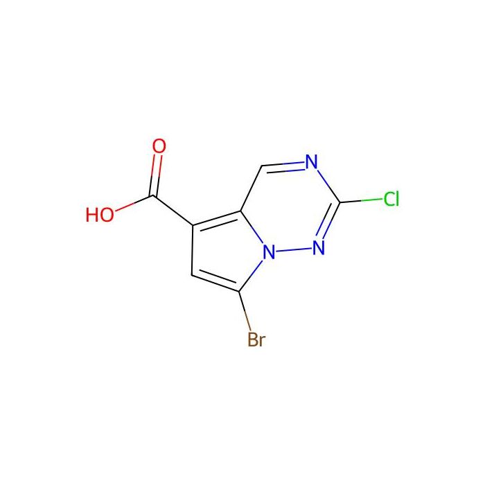 7-bromo-2-chloro-pyrrolo[2,1-f][1,2,4]triazine-5-carboxylic acid - ≥97% CAS No(2891599-07-6) by Aladdin Scientific