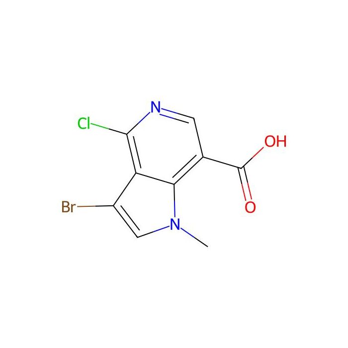 3-bromo-4-chloro-1-methyl-pyrrolo[3,2-c]pyridine-7-carboxylic acid - ≥97% CAS No(2891598-86-8) by Aladdin Scientific