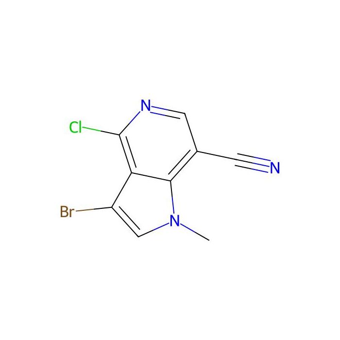 3-bromo-4-chloro-1-methyl-pyrrolo[3,2-c]pyridine-7-carbonitrile - ≥97% CAS No(2891599-74-7) by Aladdin Scientific