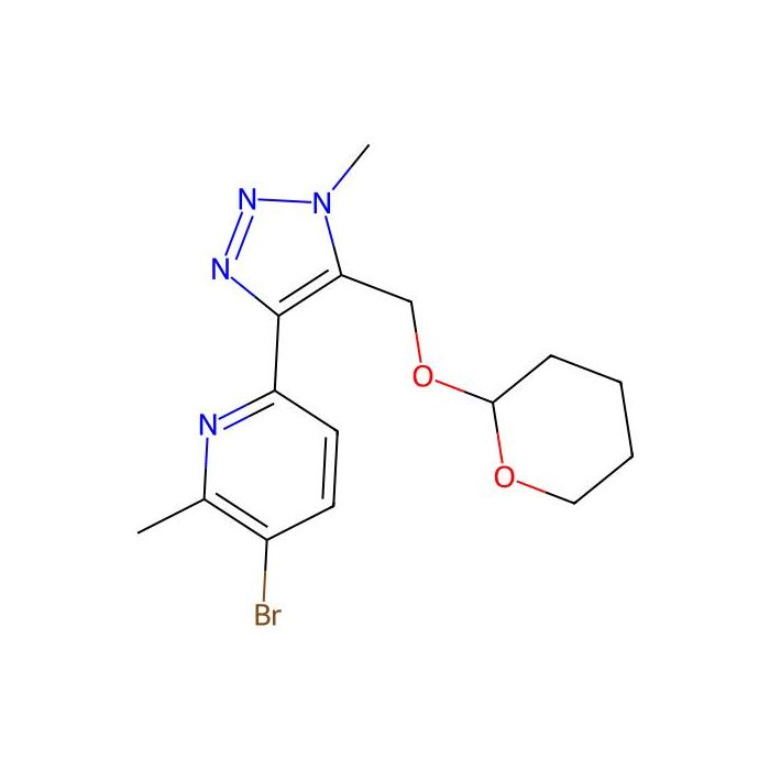3-bromo-2-methyl-6-[1-methyl-5-(tetrahydropyran-2-yloxymethyl)triazol-4-yl]pyridine - ≥97% CAS No(2170129-04-9) by Aladdin Scientific