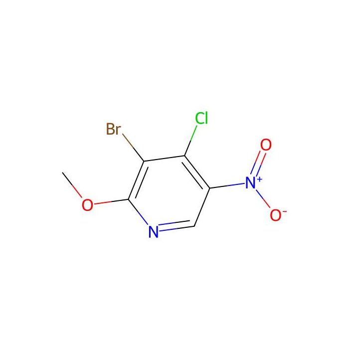 3-bromo-4-chloro-2-methoxy-5-nitro-pyridine - ≥97% CAS No(1824617-42-6) by Aladdin Scientific