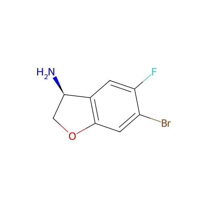 (3S)-6-bromo-5-fluoro-2,3-dihydrobenzofuran-3-amine - ≥97% CAS No(1272753-04-4) by Aladdin Scientific