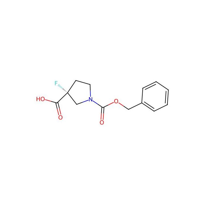 (3R)-1-benzyloxycarbonyl-3-fluoro-pyrrolidine-3-carboxylic acid - ≥97% CAS No(1601461-35-1) by Aladdin Scientific