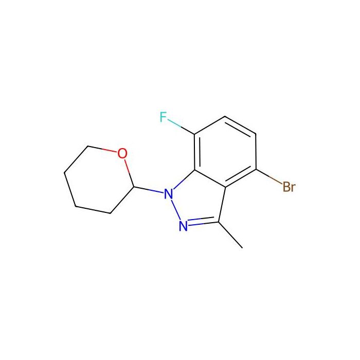 4-bromo-7-fluoro-3-methyl-1-tetrahydropyran-2-yl-indazole - ≥97% CAS No(2940944-29-4) by Aladdin Scientific