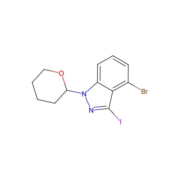 4-bromo-3-iodo-1-tetrahydropyran-2-yl-indazole - ≥97% CAS No(2375268-16-7) by Aladdin Scientific