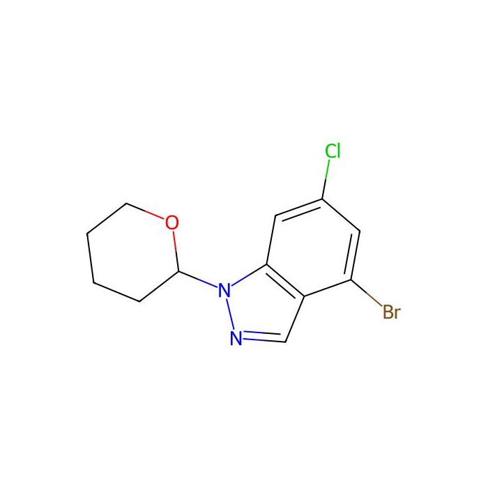 4-bromo-6-chloro-1-tetrahydropyran-2-yl-indazole - ≥97% CAS No(1988729-24-3) by Aladdin Scientific