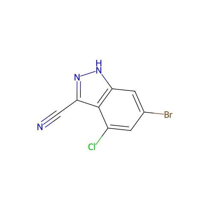 6-bromo-4-chloro-1H-indazole-3-carbonitrile - ≥97% CAS No(2411634-78-9) by Aladdin Scientific