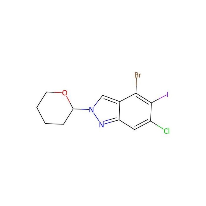 4-bromo-6-chloro-5-iodo-2-tetrahydropyran-2-yl-indazole - ≥97% CAS No(2940944-24-9) by Aladdin Scientific