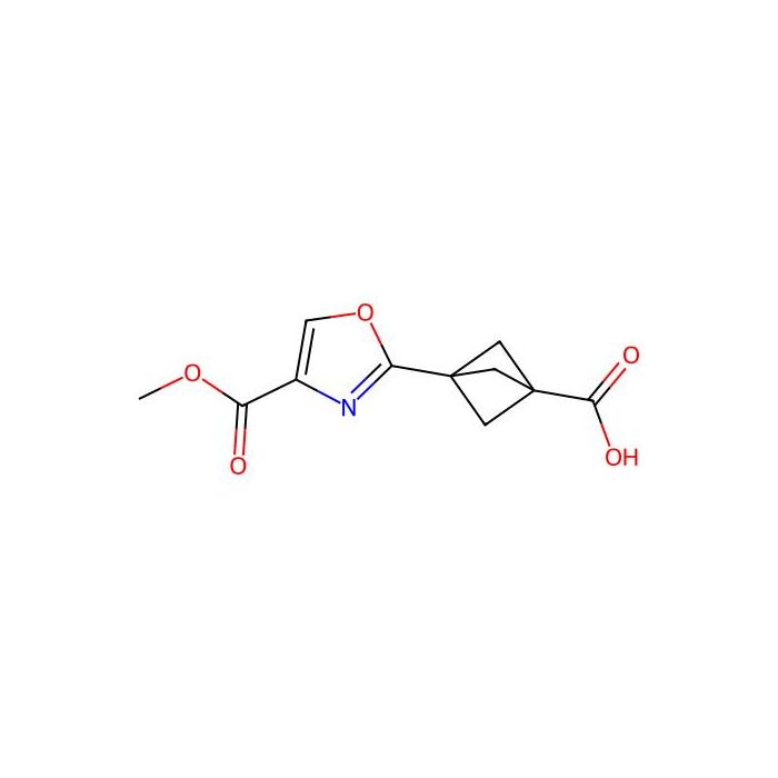 3-(4-methoxycarbonyloxazol-2-yl)bicyclo[1.1.1]pentane-1-carboxylic acid - ≥97% CAS No(1980053-58-4) by Aladdin Scientific