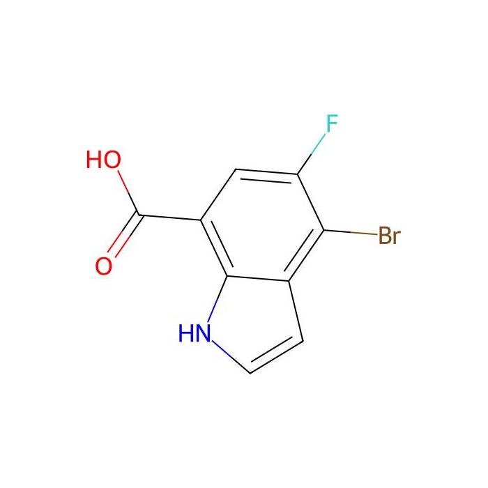 4-bromo-5-fluoro-1H-indole-7-carboxylic acid - ≥97% CAS No(2817654-63-8) by Aladdin Scientific