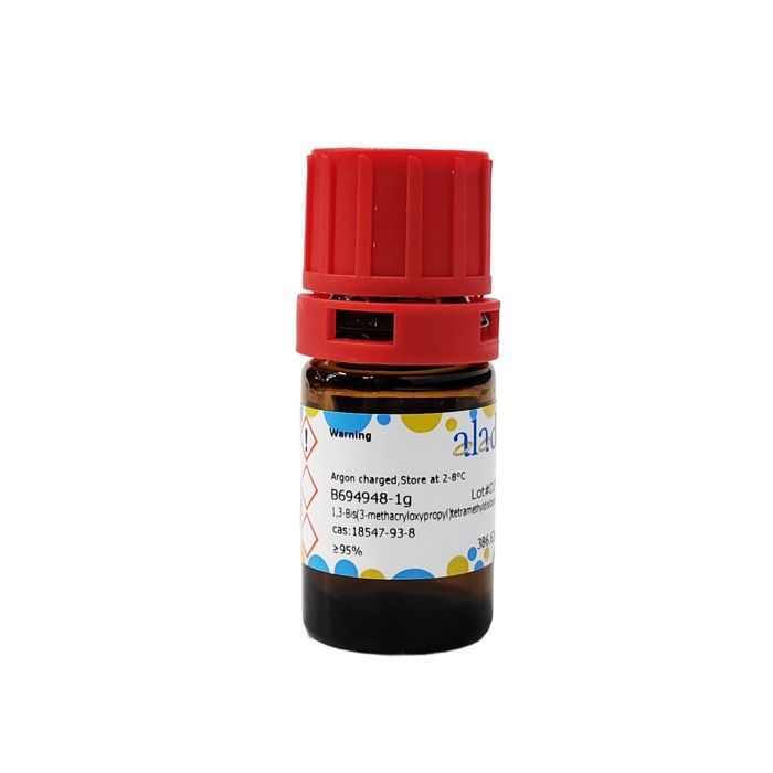 1,3-Bis(3-methacryloxypropyl)tetramethyldisiloxane - ≥95% CAS No(18547-93-8) by Aladdin Scientific