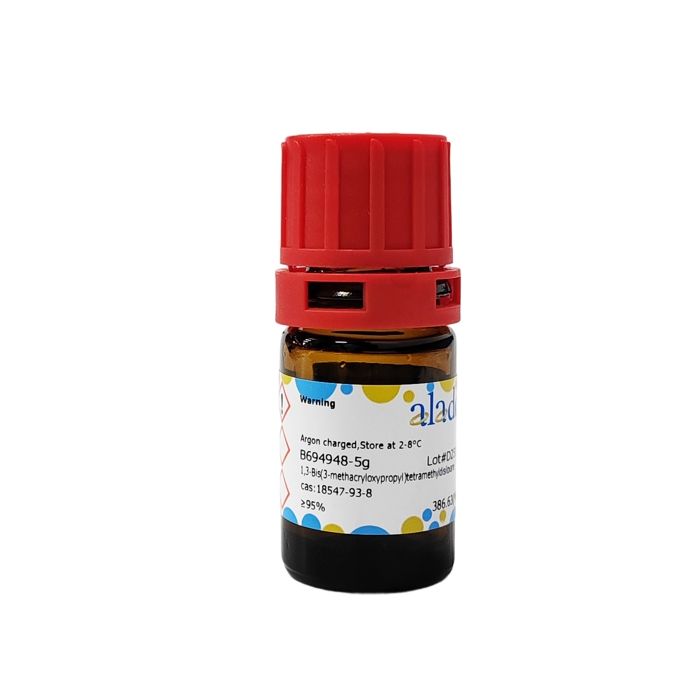1,3-Bis(3-methacryloxypropyl)tetramethyldisiloxane - ≥95% CAS No(18547-93-8) by Aladdin Scientific