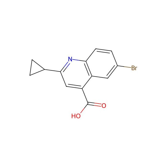 6-Bromo-2-cyclopropylquinoline-4-carboxylic Acid - ≥95% CAS No(313241-16-6) by Aladdin Scientific