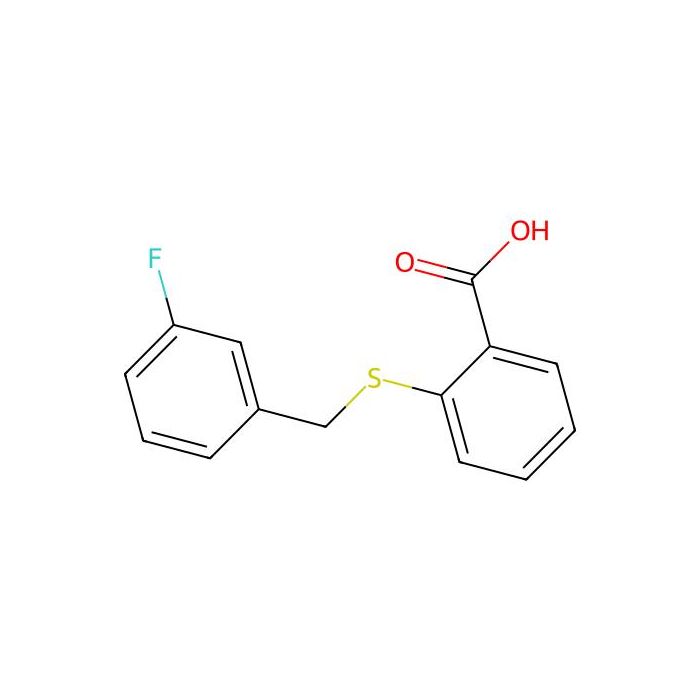 2-[(3-Fluorobenzyl)sulfanyl]benzenecarboxylic acid - ≥95% CAS No(385383-44-8) by Aladdin Scientific
