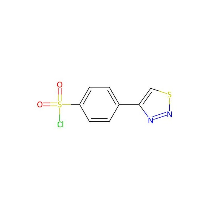 4-(1，2，3-THIADIAZOL-4-YL)BENZENESULFONYL CHLORIDE - ≥97% CAS No(499771-00-5) by Aladdin Scientific
