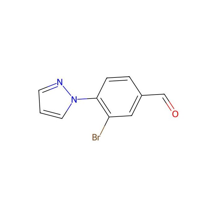 3-Bromo-4-(1-Pyrazolyl)benzaldehyde - ≥95% CAS No(1186663-53-5) by Aladdin Scientific