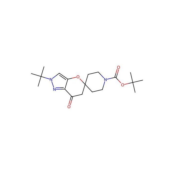 1-BOC-2'-TERT-BUTYL-7'-OXO-6'，7'-DIHYDRO-1H，2'H-SPIRO[PIPERIDINE-4，5'-PYRANO[3，2-C]PYRAZOLE] - ≥97% CAS No(1197815-67-0) by Aladdin Scientific