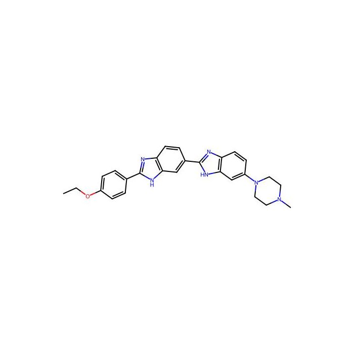 Bisbenzimide H 33342 Fluorochrome, Trihydrochloride - Cell-permeable, adenine-thymine-specific fluorescent stain. CAS No(23491-52-3) by Aladdin Scientific