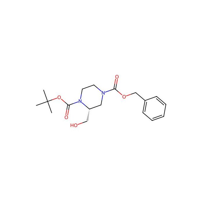 (R)-4-Benzyl 1-tert-butyl 2-(hydroxymethyl)piperazine-1，4-dicarboxylate - ≥97% CAS No(930782-89-1) by Aladdin Scientific